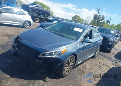 2015 Hyundai Sonata Sport z USA, uszkodzony, nr VIN 5NPE34AF1FH102152